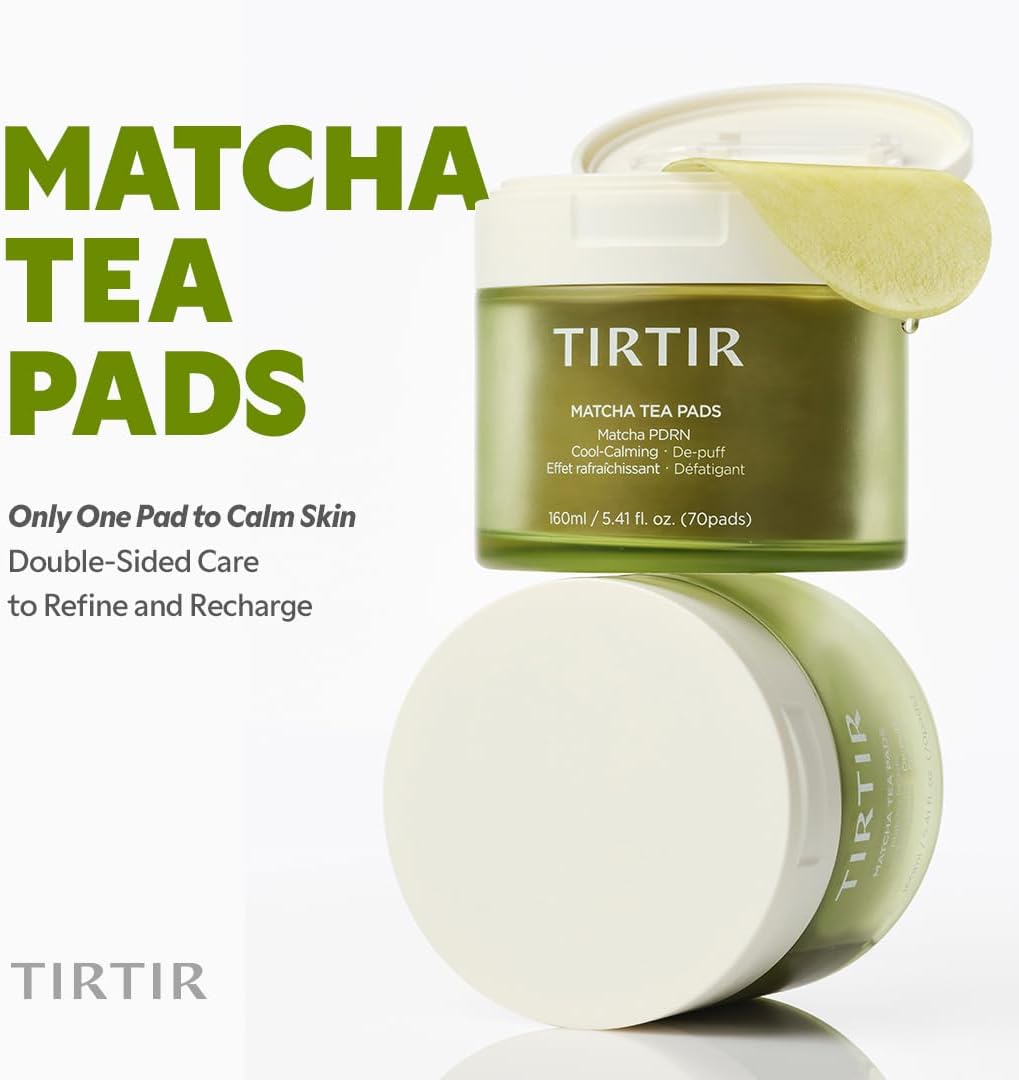 TIRTIR Milk Skin Rice Toner 5.07 fl.oz.+ Matcha PDRN Toner Pad 70 Pads