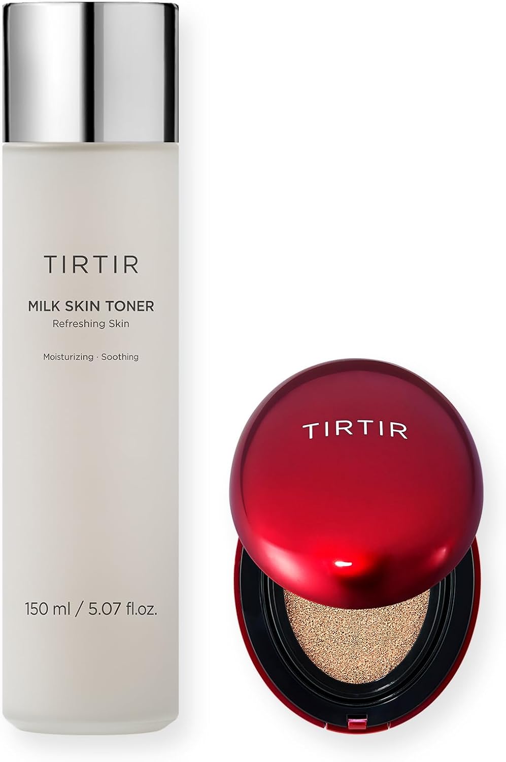 TIRTIR Milk Skin Toner 150ml + Mask Fit Red Cushion #21 Ivory